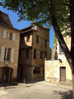 Belle maison de ville médiévale, ville ancienne de Bergerac